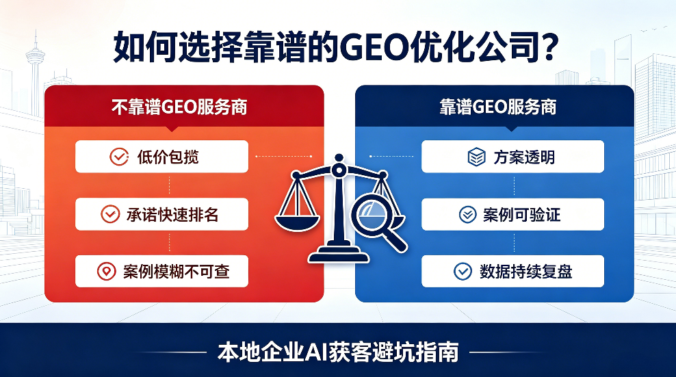 石河子如何选择靠谱的GEO优化公司？本地企业AI获客避坑指南